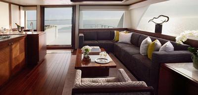 Ocean Alexander 100 skylounge Wine Down <b>Interior Gallery</b>